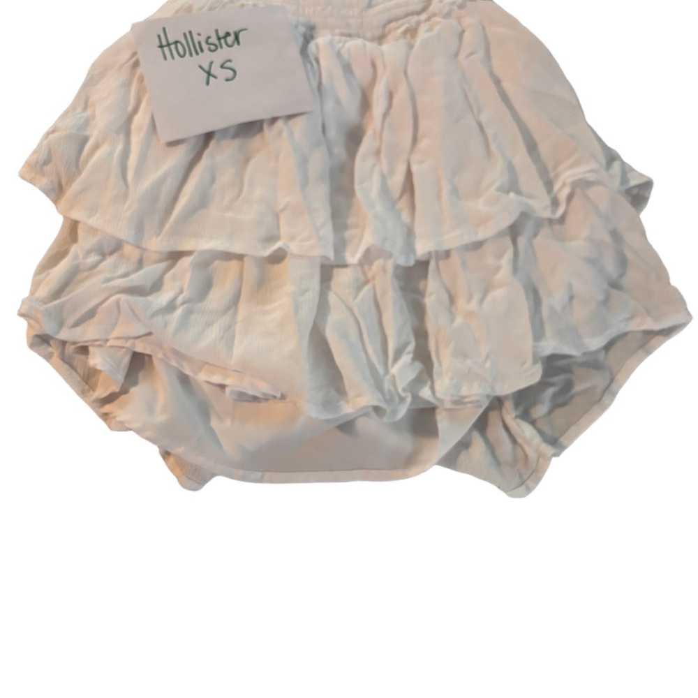 Hollister Cream Layered Skirt
